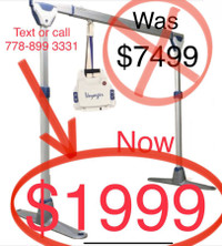 WAS $8K  NOW $2K EASY track PATIENT OVERHEAD STAND+Voyager motor