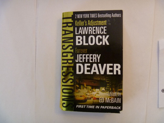 2-in-1 Paperback: LAWRENCE BLOCK & JEFFERY DEAVER in Fiction in Winnipeg