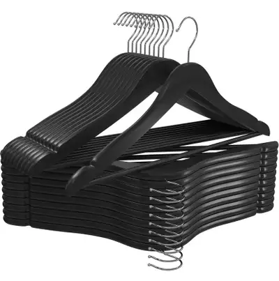 BRAND NEW Premium Wooden Hangers 30 Pack - Durable Coat Hanger, View more