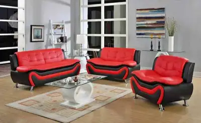 Brand new red and black speedy sofa set for sale, View more