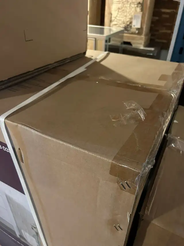 36” White Bathroom Vanity Marble Top 3 Drawer - NEW BOXED in Cabinets & Countertops in Oakville / Halton Region - Image 5