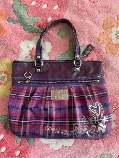 Coach Y2K Poppy Tartan Bag!, View more