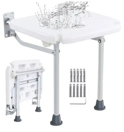 Vevor Wall Mounted Folding Shower Seat, View more