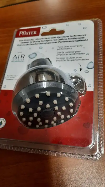 Price is firm. Brand new in original package Pfister showerhead air infusion technology.Eco-friendly...