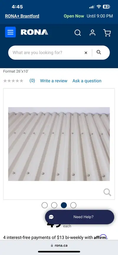 Tuftex deck and roof  panels , View more