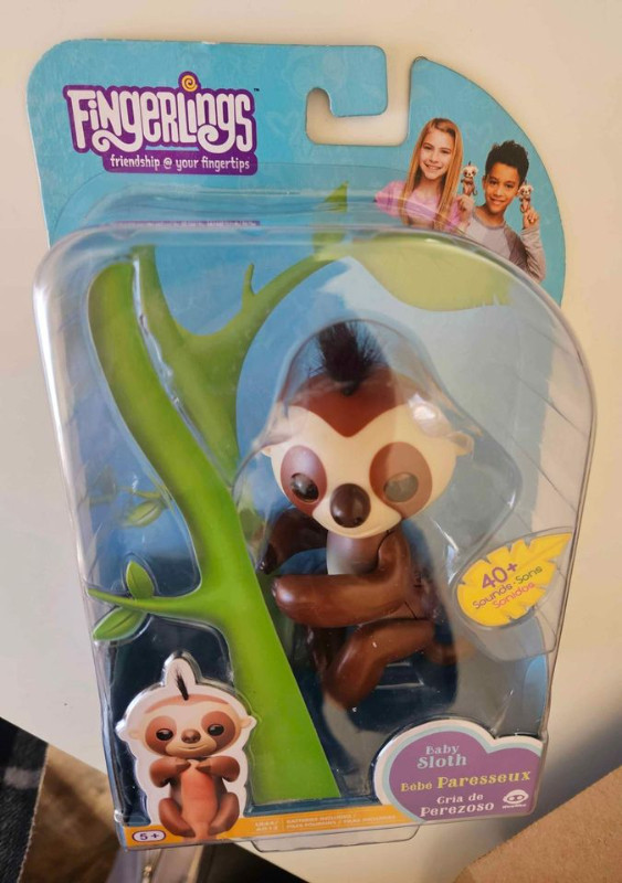 NEW Fingerlings Baby Sloth - "Kingsley" in Toys & Games in Red Deer - Image 2