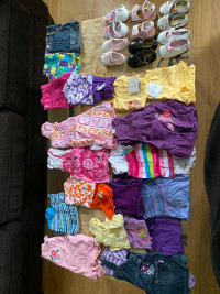 Girls 9-12month assorted clothing 