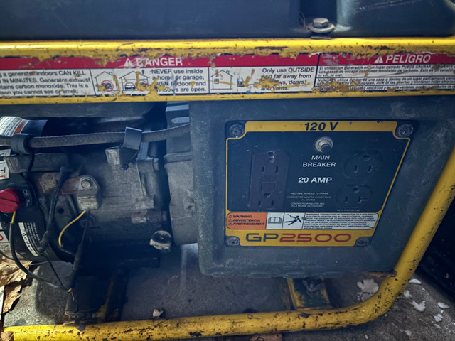 Waker neuson GP 2500 120 v 20 amp gas generator for sale   in Other in Barrie - Image 3