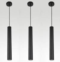 Aluminum Pendant Light - Black (36014)