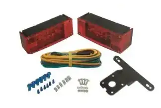 submersible LED trailer lights kit, NEW! complete kit with... wiring harness license plate holder mo...