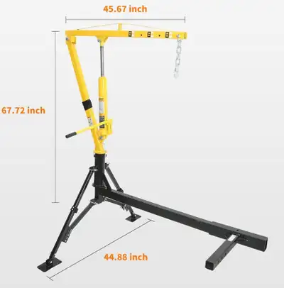 Tow hitch hoist/lift/crane for rent 1 day $20 2 days $40 3 days $50 Week $70 Deposit $100 Component...