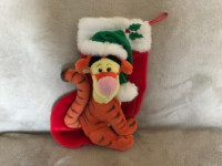 Vintage Walt Disney Tigger Winnie The Pooh Christmas Stocking
