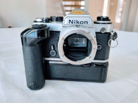 Nikon FE with MD-11 motor drive & Tamron 28-70 lens