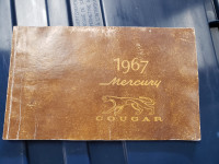 1967 Mercury Cougar Owners Manual