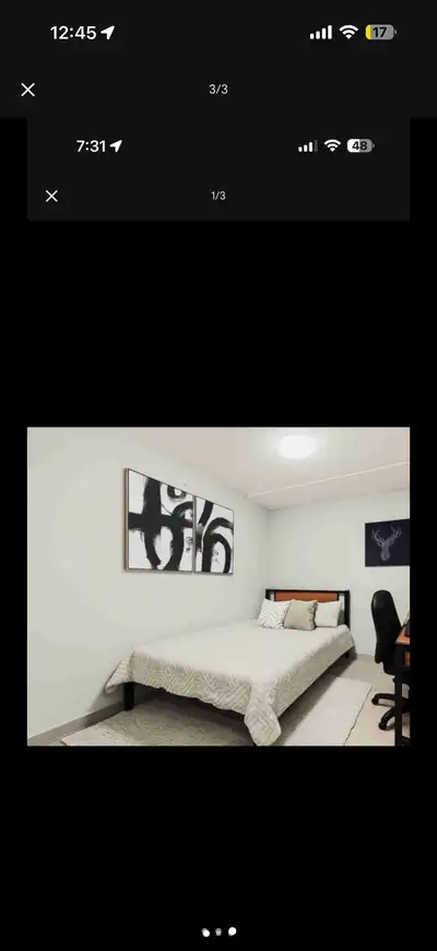 Private, fully furnished bedroom in a clean, calm, and well-kept home. Ideal for visiting profession...