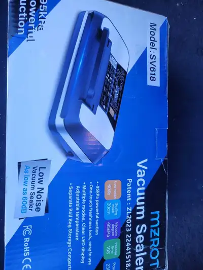 95kPa Vacuum Sealer Machine, Powerful Double Pump 10-in-1 Food Sealing System with Double Heat Seal,...