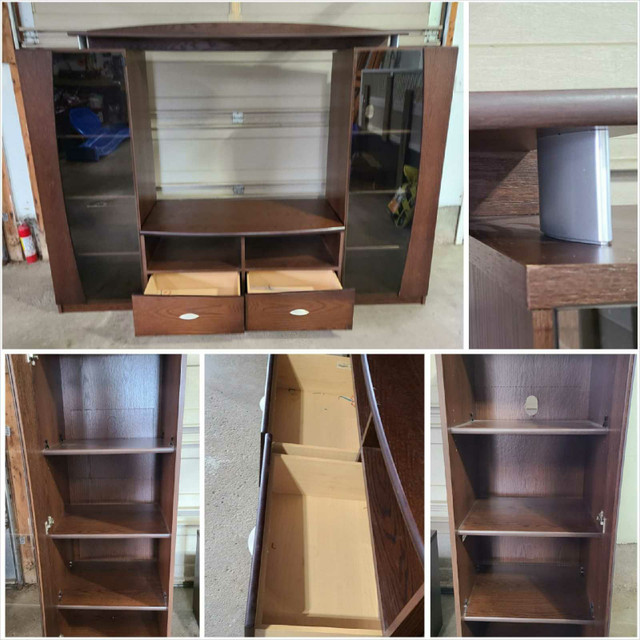 4-Piece Media Center w Storage Drawers in TV Tables & Entertainment Units in Norfolk County - Image 2