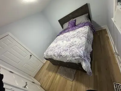 READ AD CAREFULLY Furnished 2 bedroom upper level apartment New mattresses New 70 inch Tv Laundry in...