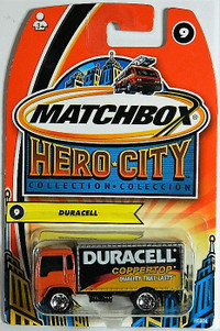 Matchbox 1/64 Duracell Delivery Truck Diecast