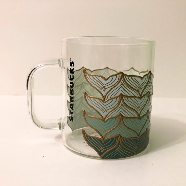 Starbucks 50th Anniversary Mermaid Glass Cup Mug 12oz in Arts & Collectibles in City of Toronto