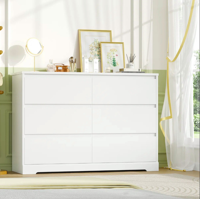 New 6 drawers dresser color white dans Commodes et armoires  à Granby