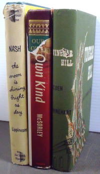 3 HARDCOVER BOOKS ABOUT 70 YEARS OLD