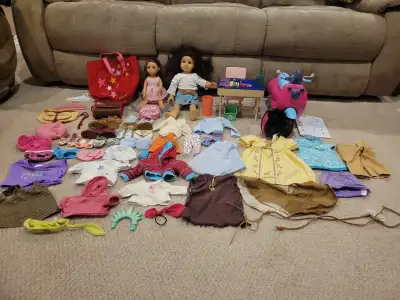 American Girl Doll Set and Accessories, View more
