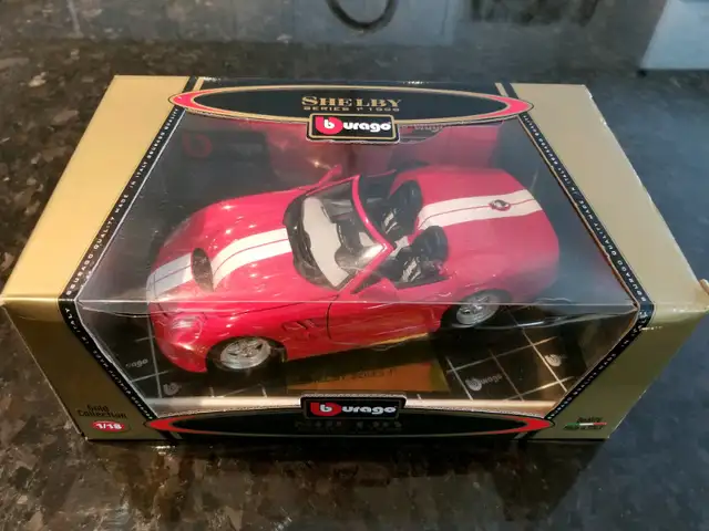 1:18 Diecast Burago 1999 Shelby Series 1 Red in Arts & Collectibles in Markham / York Region - Image 2