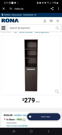 Shelf with cupboard