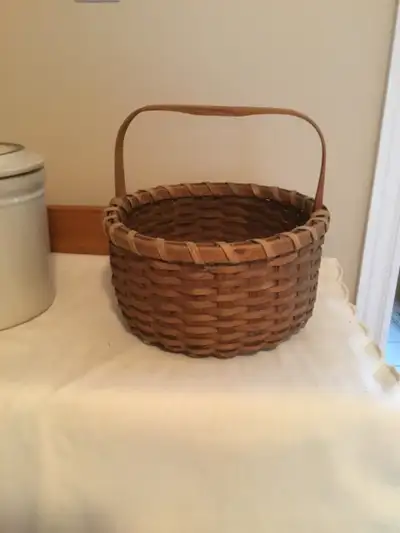 Antique Woven Basket, View more