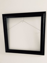 ONE  LARGE SOLID WOOD PICTURE FRAME 29 1/4 X 29 1/4" $75