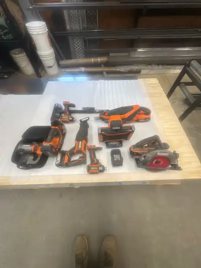 ridgid tool boxes and tools, View more