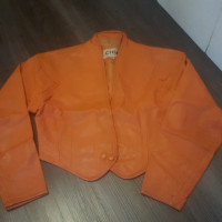 Genuine Leather CHIA bolero/ Jacket