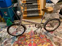 Vintage Voyageur Folding Bike. One of a kind