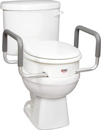 Carex Health Brands Toilet Seat Elevator with Handles