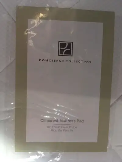BNIB Concierge Luxury Climarest Mattress Pad, View more
