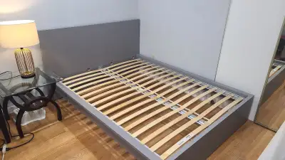 IKEA MALM Queen Bed with 4 drawer, View more