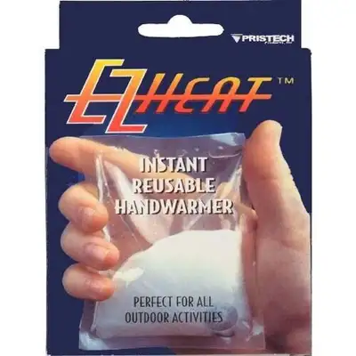 (2) EZHeat instant reusable hand-warmers (New), View more