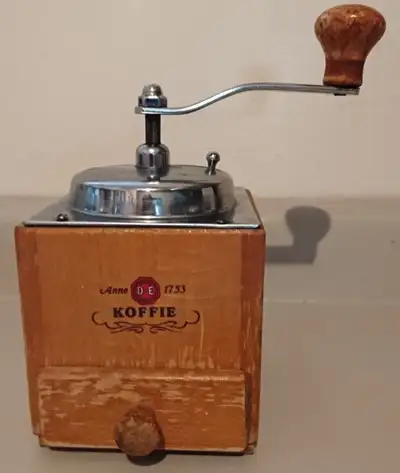 Vintage Douwe Egberts Manual Koffie Grinder, View more