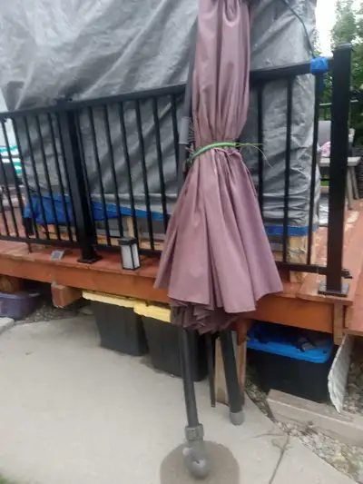 PATIO UMBRELLA STAND NO TABLE, View more