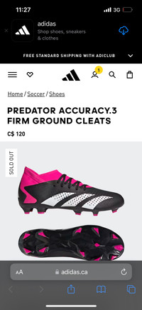 Adidas Predator Accuracy.3 Cleats