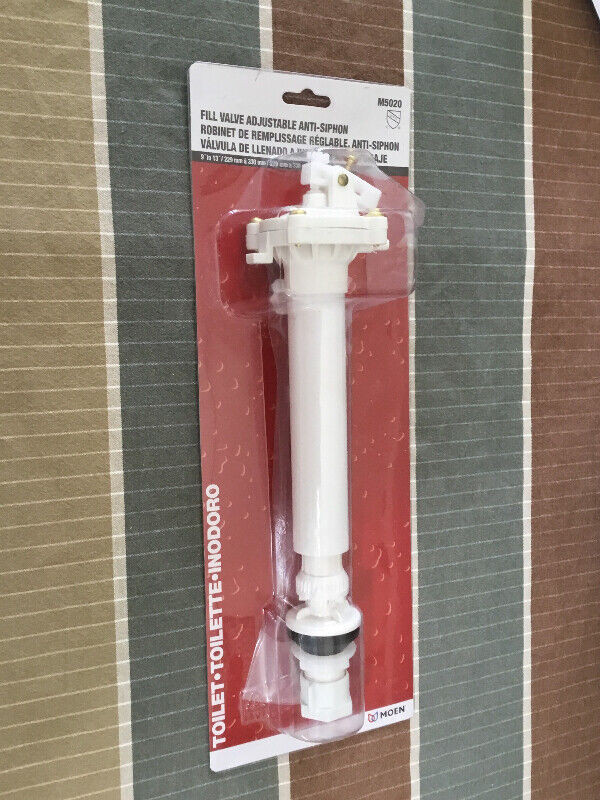 Toilet Fill Valve Moen (new) in Plumbing, Sinks, Toilets & Showers in Hamilton