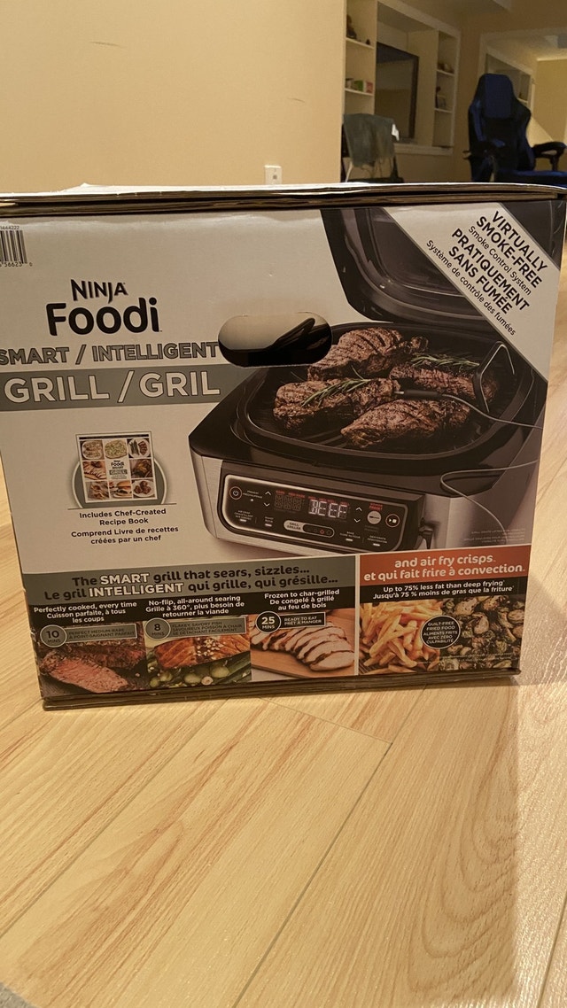 400 Ninja Foodi Smart grill selling for 250 Microwaves & Cookers