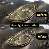 Headlight restoration + ceramic coating