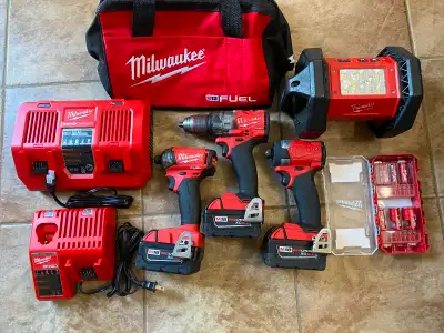 Milwaukee M18 FUEL 18V Cordless Brushless Tool , Battery&Charger, View more