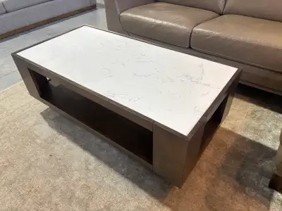 Coffee table with stone top , View more