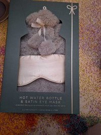 Aroma home hot waterbottle, eye mask