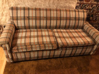 I deliver! Vintage hide a bed sofa bed