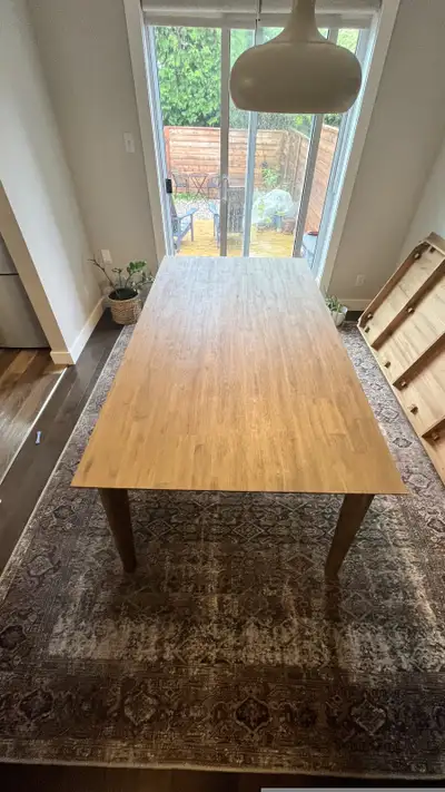 Acacia wood dining table, View more