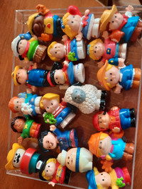 FISHER PRICE CHUNKY LITTLE PEOPLE LOT 20 1990,S